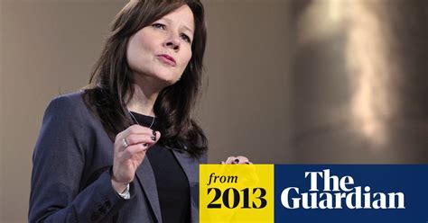 Mary Barra Named Gm Ceo To Become America S First Female Car Chief