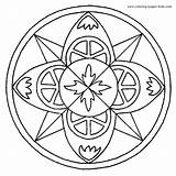 Mandala Kids Coloring Pages Color Printable Mandalas Sheets Miscellaneous Found sketch template