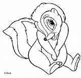 Bambi Coloriage Bamby Flor Bloempje Skunk Uit Kolorowanka Hellokids Kwiatek Tambor Thumper Sheets Animation Leukekleurplaten Dibujosparaimprimir Panpan Fofinha Crtež Dvadeset sketch template