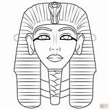 Masks Egizie Kolorowanki Maschere Kolorowanka Supercoloring Maska Maschera Egiziana Egipt Druku Egipska sketch template