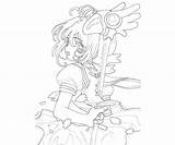 Coloring Sakura Captor Card Line Cardcaptor Pages Popular Library Clipart sketch template