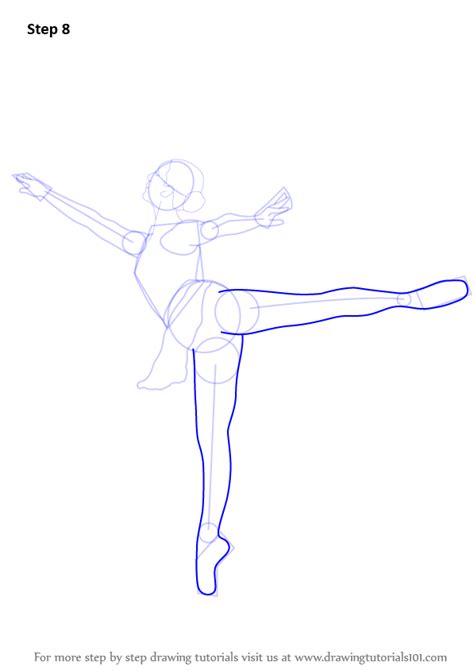 step  step   draw  ballet dancer drawingtutorialscom