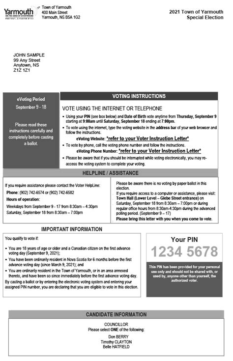 notice  voter letters news notices