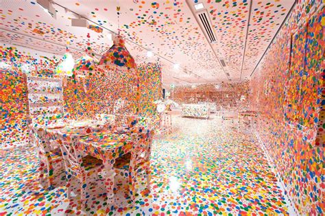 seven decades worth of her majesty yayoi kusama s art is headed on