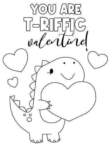 dinosaur valentines coloring pages valentine coloring dinosaur