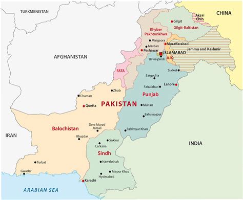 pakistan maps facts world atlas