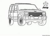 Coloring Suv Pages Family Colorkid Jeeps sketch template