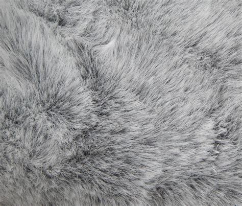 faux fur fabric  grey faux fur craf making animal etsy