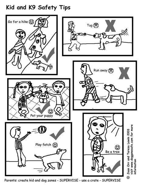 animal safety coloring pages