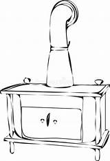 Stove sketch template