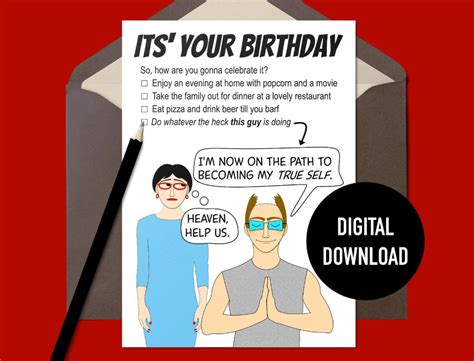 printable funny birthday card happy birthday instant etsy funny