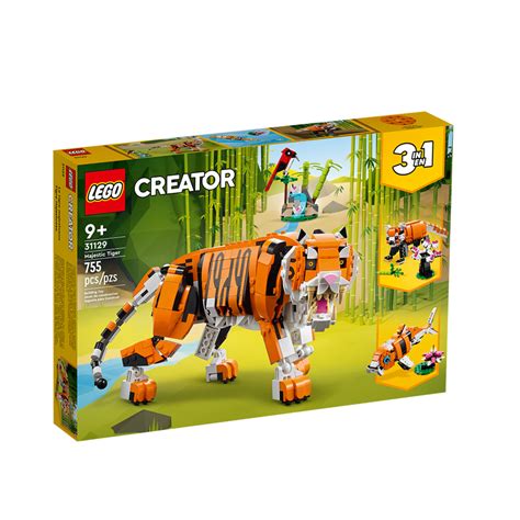 ripley bloque de construccion lego  tigre majestuoso