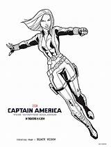Coloring Captain Pages Soldier Winter America Marvel Falcon Female Printables Movie Printable Sheets Superhero Boys Widow Getcolorings Recommended Clip Activity sketch template
