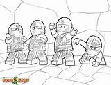 Ninjago Lego Coloring Pages Elements Tournament Kids sketch template
