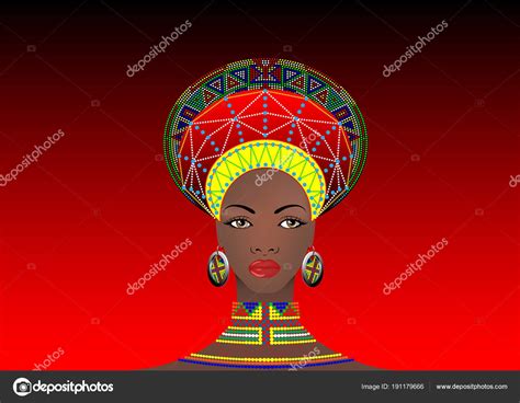 African Tribe Girl Animated