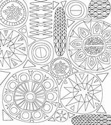 Coloring Pages Patterns Mexican Polish Drawing Color Mid Century Modern Folk Tessellation Flowers Book Designs Printable Getcolorings Illustrations Just Add sketch template