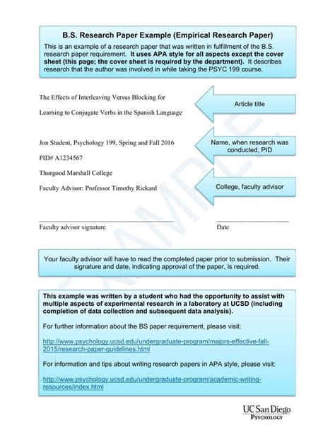 empirical research  examples format  examples