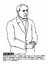 Coloring President Harding Warren Crayola Pages sketch template