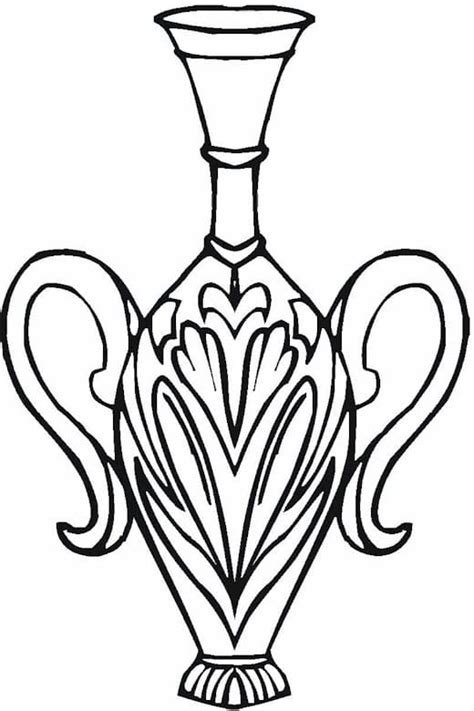 greek ancient vase coloring page  printable coloring pages  kids