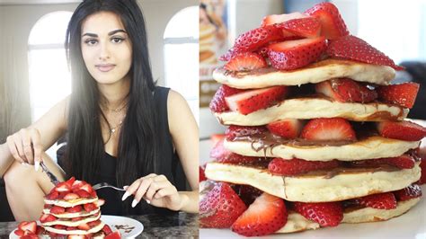 cooking with wolf nutella strawberry protein pancakes youtube