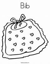 Coloring Bib Pages Holiday sketch template
