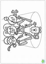 Coloring Wow Dinokids Wubbzy Pages Close sketch template