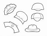 Template Police Hat Officer Popular Coloring sketch template