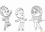 Pj Masks Coloring Pages Heroes Pajama Printable Ausmalbilder Color Print Da Online Cartoon Pajamas Supercoloring Sheets Drawing Characters Book Kids sketch template