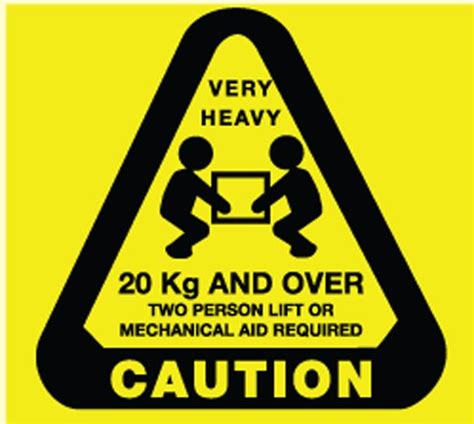 heavy labels caution kg   roll   labels seton australia