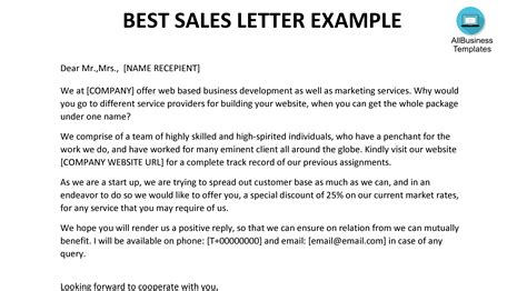 sales letter  marketing  website development templates