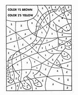 Hidden Pages Coloring Printable Kids Worksheets Math Educational Activity Horse Sheets Color Find Fill Colors Fun Number Ages Sheet Numbers sketch template