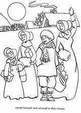 Colonial Pages Coloring Getcolorings Christmas sketch template