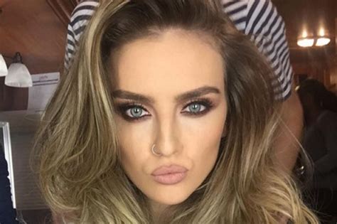 Little Mix Babe Perrie Edwards Perfects Smoky Eyes And