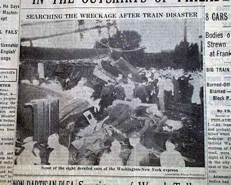train derailment disaster   rarenewspaperscom