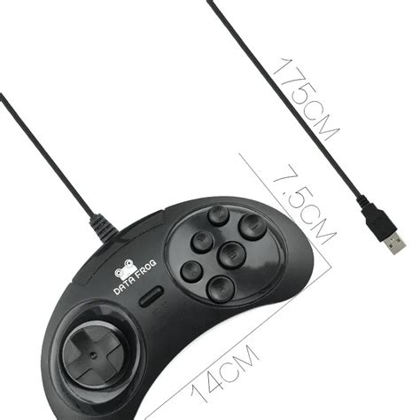 buy   pcs wired usb joystick usb pc gamepad gaming controller game joypad  pc computer