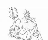 Triton King Trident Lance Sketchite Designlooter sketch template