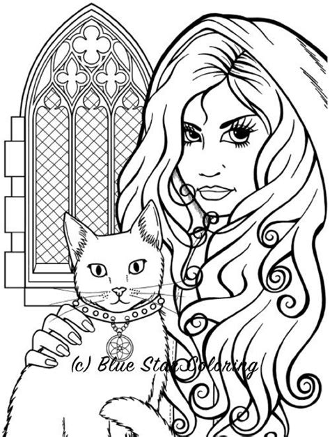 gothic halloween  scary adult coloring book scary halloween coloring