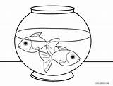 Ausmalbilder Fische Fisch Aquarium sketch template