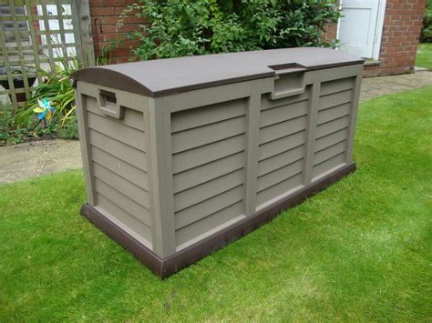 huge jumbo garden storage box chest cabinet shed gr ebay