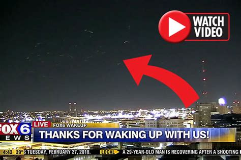 alien news ufo fears as strange lights seen over