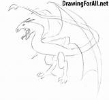 Wyvern Draw Snake Head Horns Nostrils Dragon Similar Very sketch template