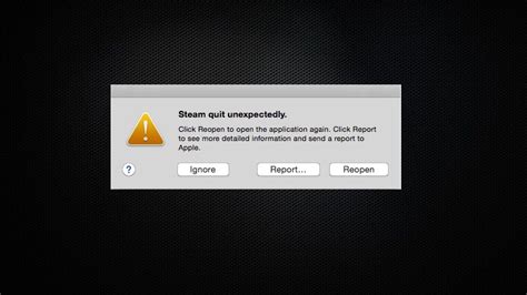 fix steam quit unexpectedly error  mac