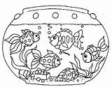 Aquarium Coloring Pages Coloringpages1001 Fish Colorir Tank sketch template