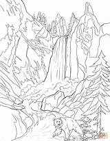 Coloring Pages National Park Yellowstone Printable Supercoloring Adult Flower sketch template