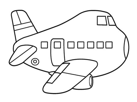 aeroplane  coloring page  printable coloring pages  kids