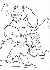 Brother Coloring Bear Pages sketch template
