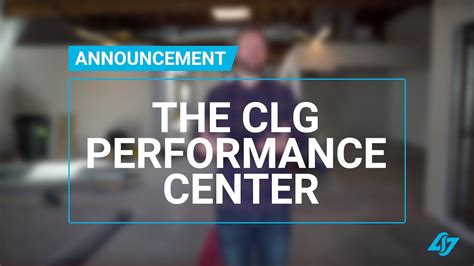 introduction  clg performance center official announcement youtube