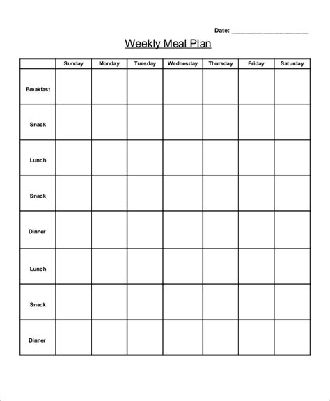 free 18 menu planner samples templates in ms word excel pdf