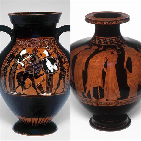 Black Figure Vs Red Figure Ancient Greek Vase Painting