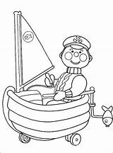Andy Coloring Pandy Pages Cartoon Boat Color Sailor Sailing Character Printable Para Colorear Kids Handcraftguide His Book Dibujos Sheets Info sketch template